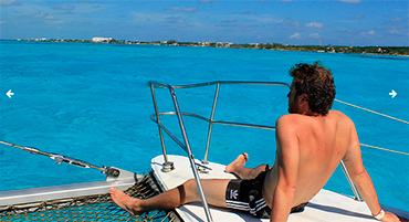 Tour isla mujeres en Catamaran de Lujo